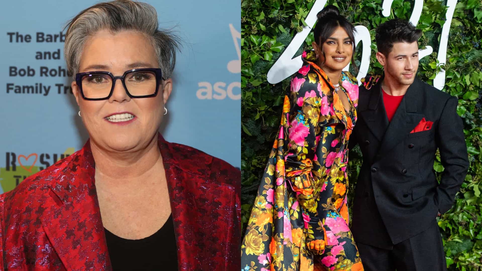 Rosie O'Donnell pede desculpas a Priyanka Chopra e Nick Jonas