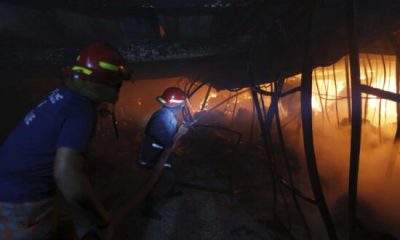 Incêndio atinge cidade cenográfica de novela da Globo no Rio