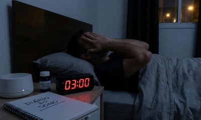 A "tempestade perfeita" das 3h da manhã envolve a queda da melatonina e a subida do cortisol