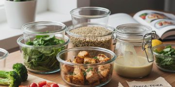 preparo de ingredientes