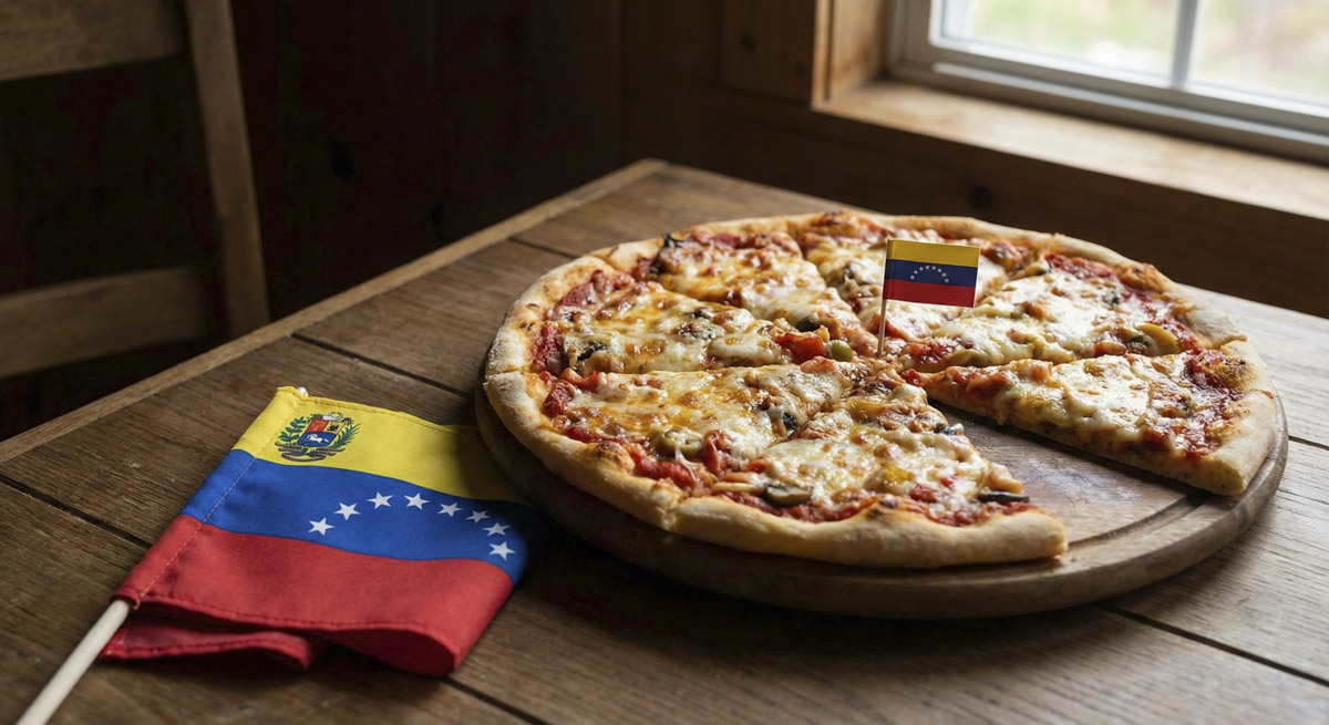 Pizzaria previu invasão Venezuela