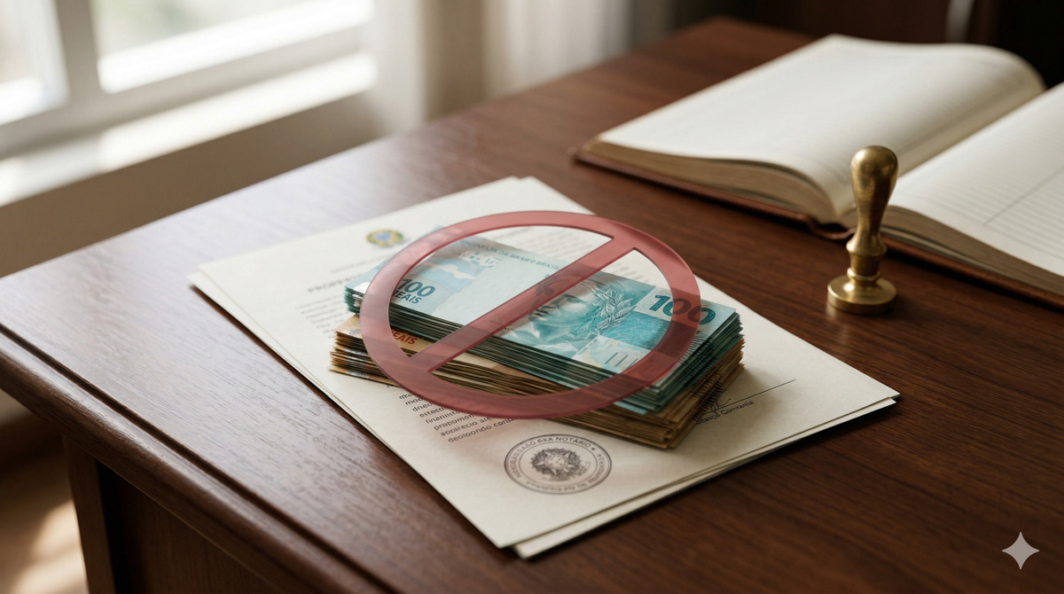 proibição de dinheiro vivo na compra de imóveis