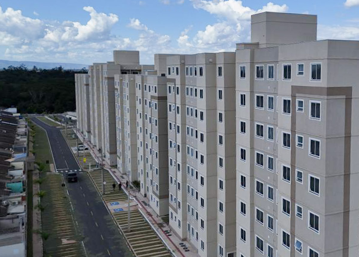Governo de MT entrega 272 apartamentos em Cuiabá com R$ 1,43 milhão em subsídios para reduzir o custo da entrada do financiamento.