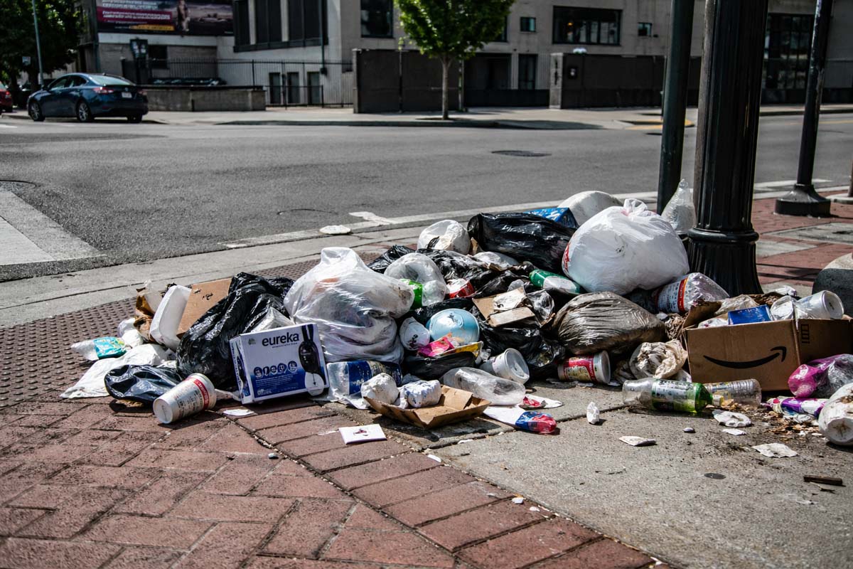 descarte irregular de lixo