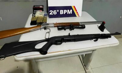 apreensão armas Nova Mutum