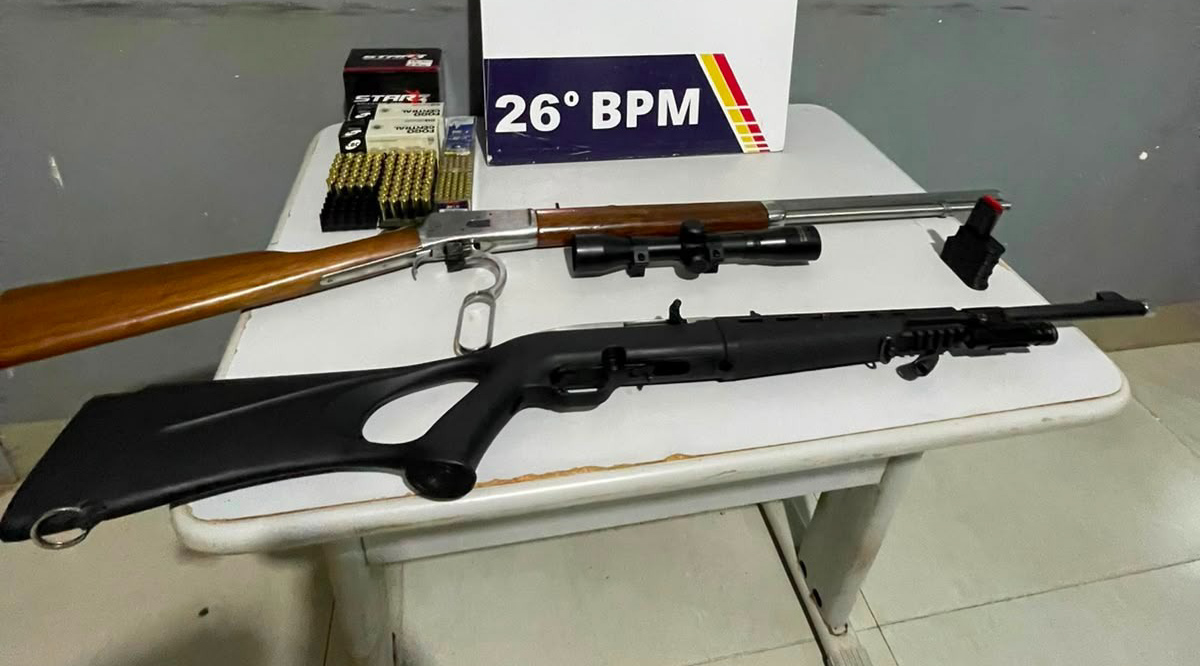 apreensão armas Nova Mutum