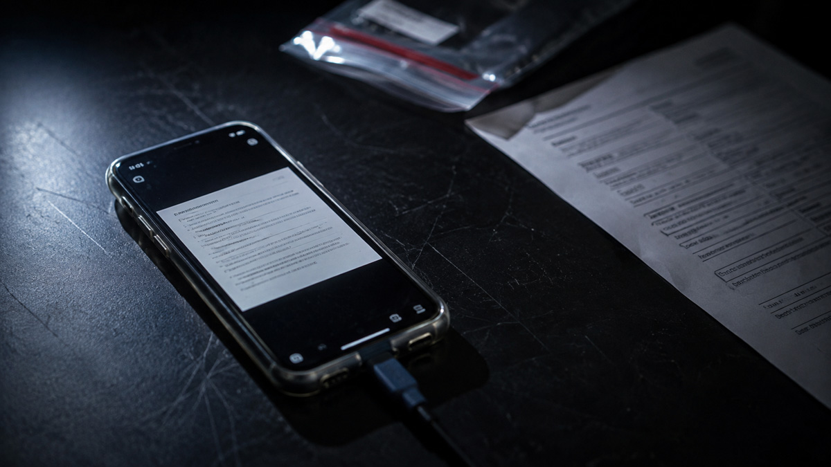 PDF automático do iPhone
