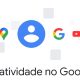Ilustração da página Minha Atividade do Google, com ícone de perfil cercado pelos logotipos dos serviços da empresa